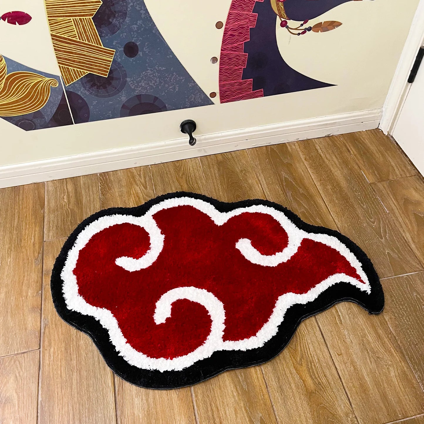 Naruto Akatsuki Red Cloud Mat