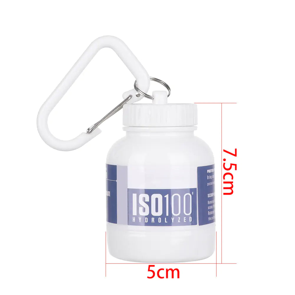 Key Chain Protein Powder Bottle