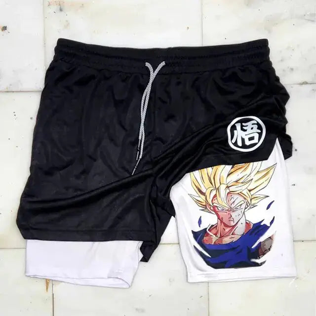 Dragon Ball Z Gym Training Sports Shorts