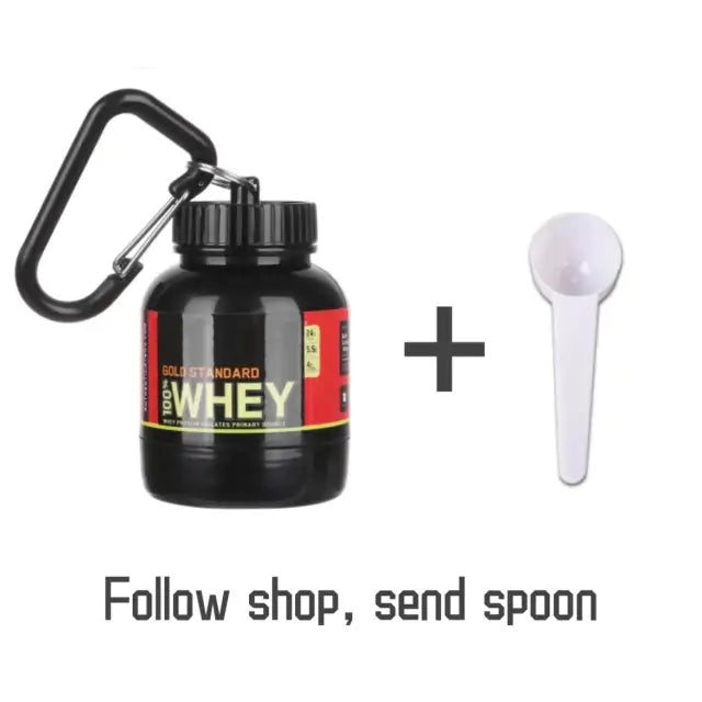 Key Chain Protein Powder Bottle
