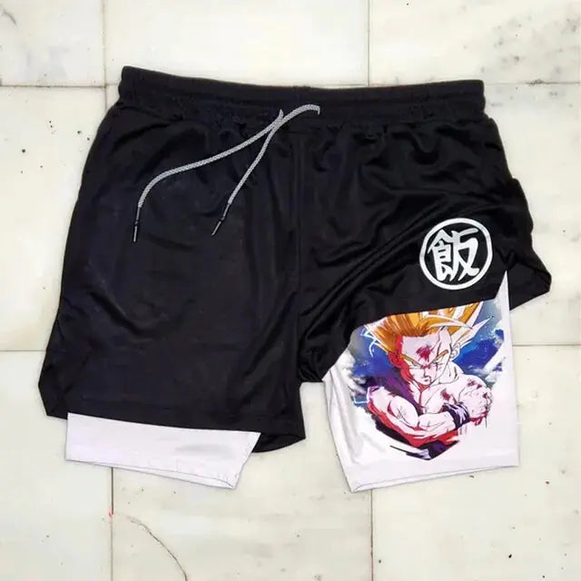 Dragon Ball Z Gym Training Sports Shorts