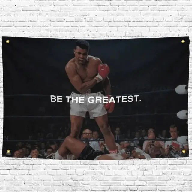 Muhammad Ali Motivational Flag