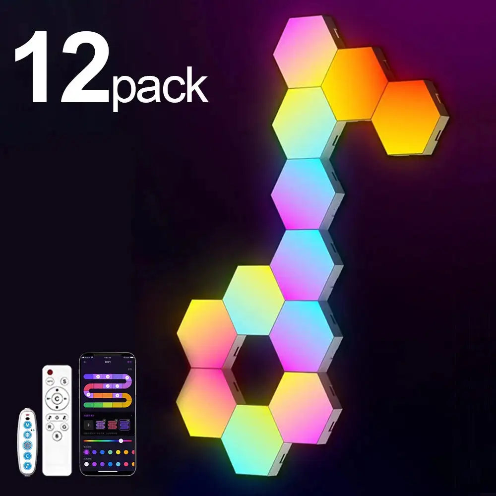 Hexagon Lights Wall RGB Panel