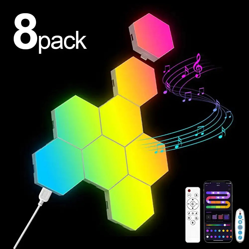 Hexagon Lights Wall RGB Panel