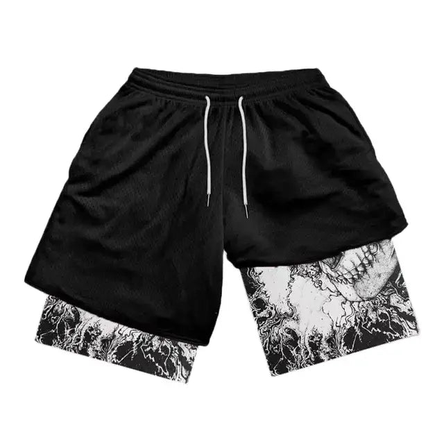 Men's Anime Shorts for Summer Sports