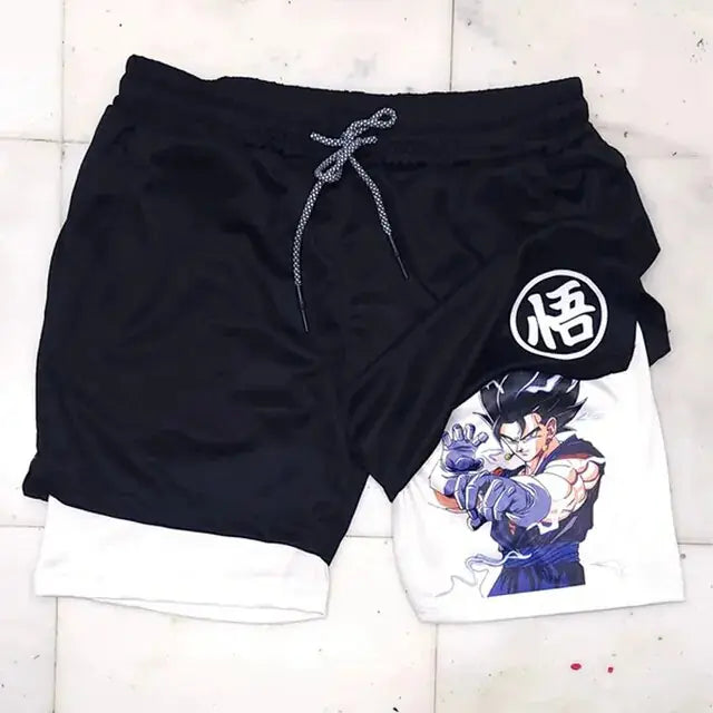 Dragon Ball Z Gym Training Sports Shorts