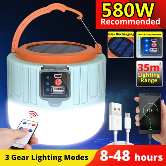 Camping Light with Solar Charging