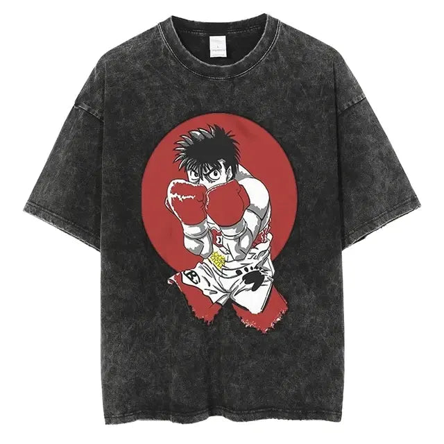 Hajime no Ippo Vintage Anime T Shirt