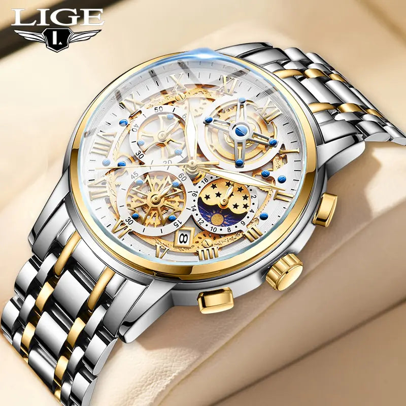 LIGE Luxury Watch