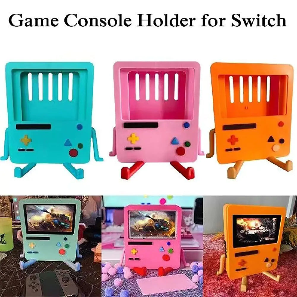 NINTENDO SWITCH BMO STAND Cute Cartoon Multi Color Silicone Game Screen Support