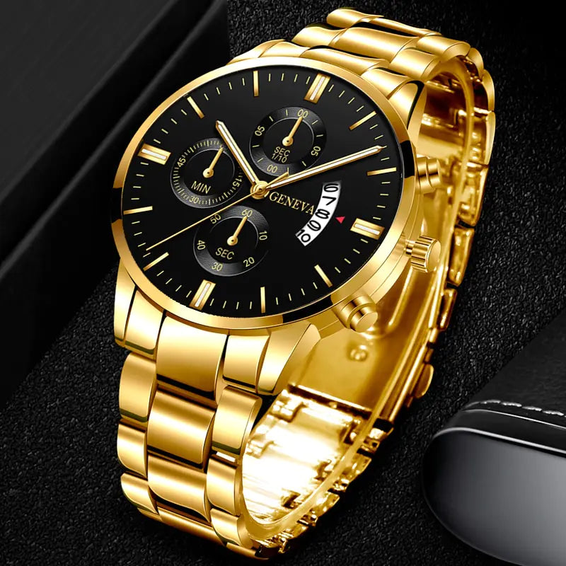 Geneva Men Luxury Watch