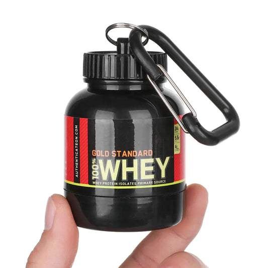 Key Chain Protein Powder Bottle