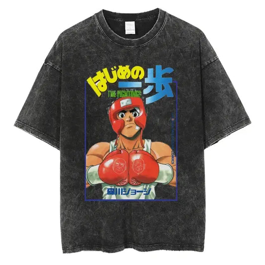 Hajime no Ippo Vintage Anime T Shirt
