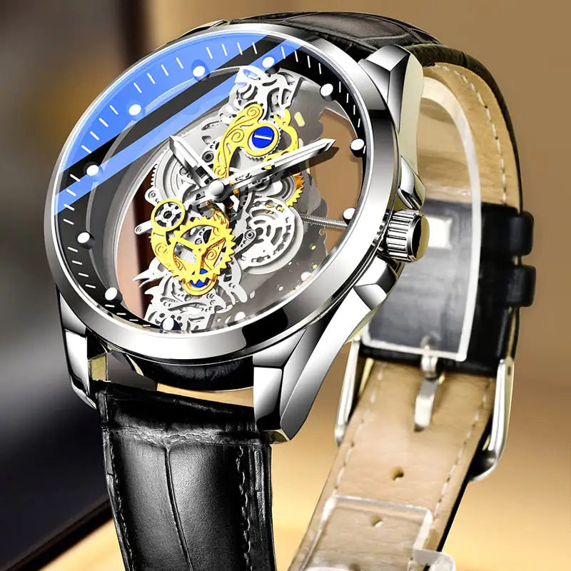 Clear View Skeleton Watch