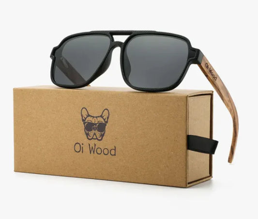 Vintage Wooden Polarized Sunglasses
