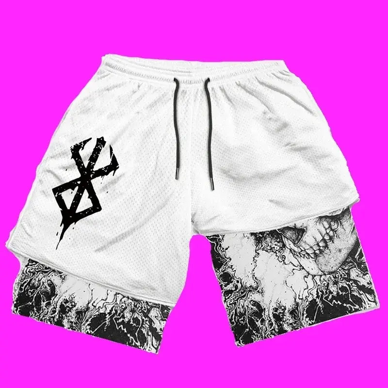 Berserk Men’s Anime Gym Shorts