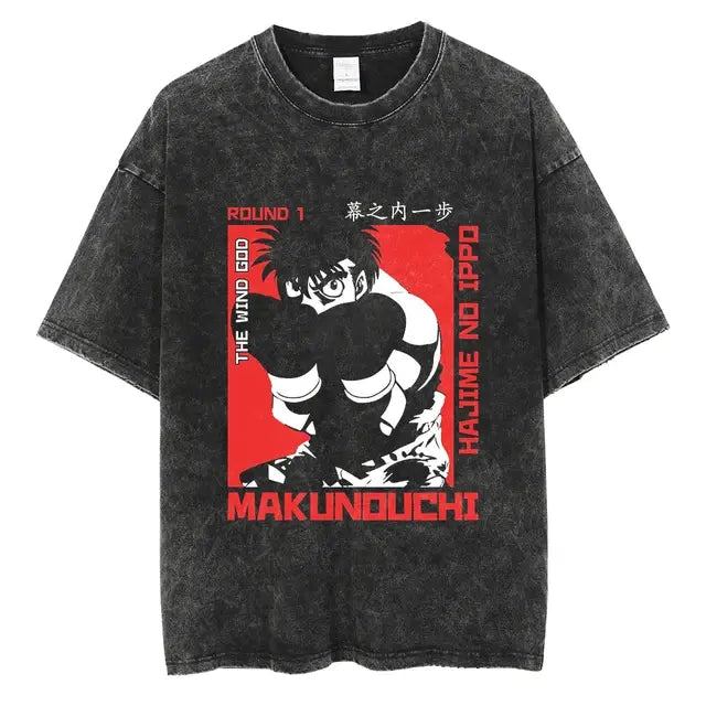 Hajime no Ippo Vintage Anime T Shirt