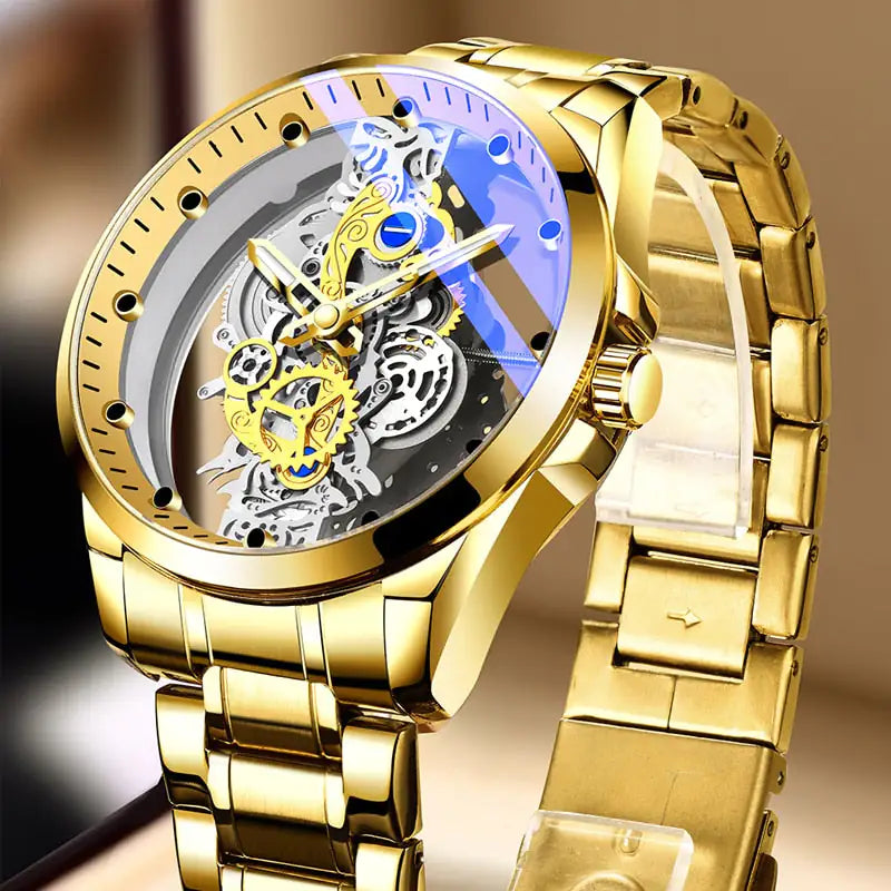 Clear View Skeleton Watch
