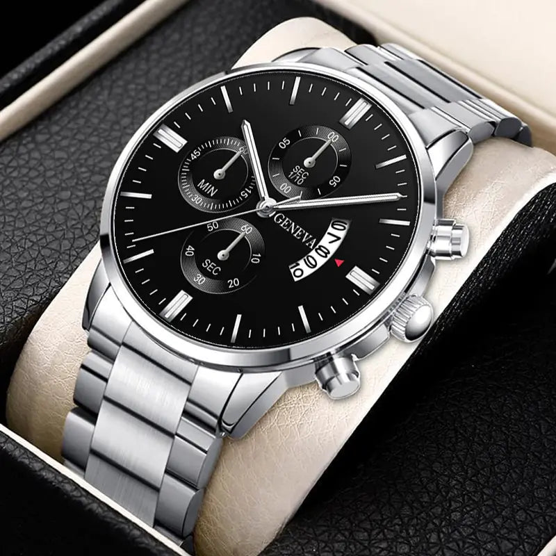 Geneva Men Luxury Watch