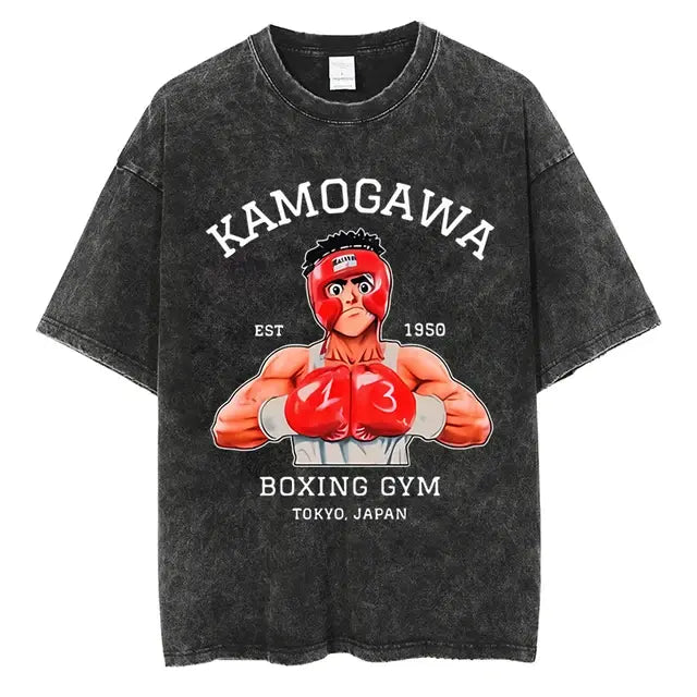Hajime no Ippo Vintage Anime T Shirt