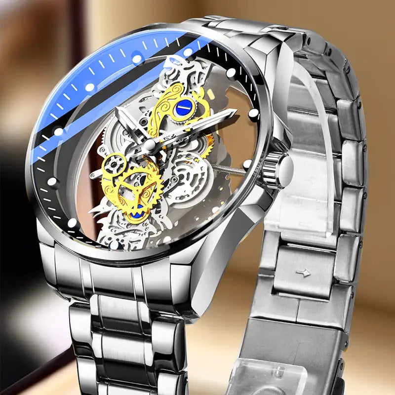Clear View Skeleton Watch