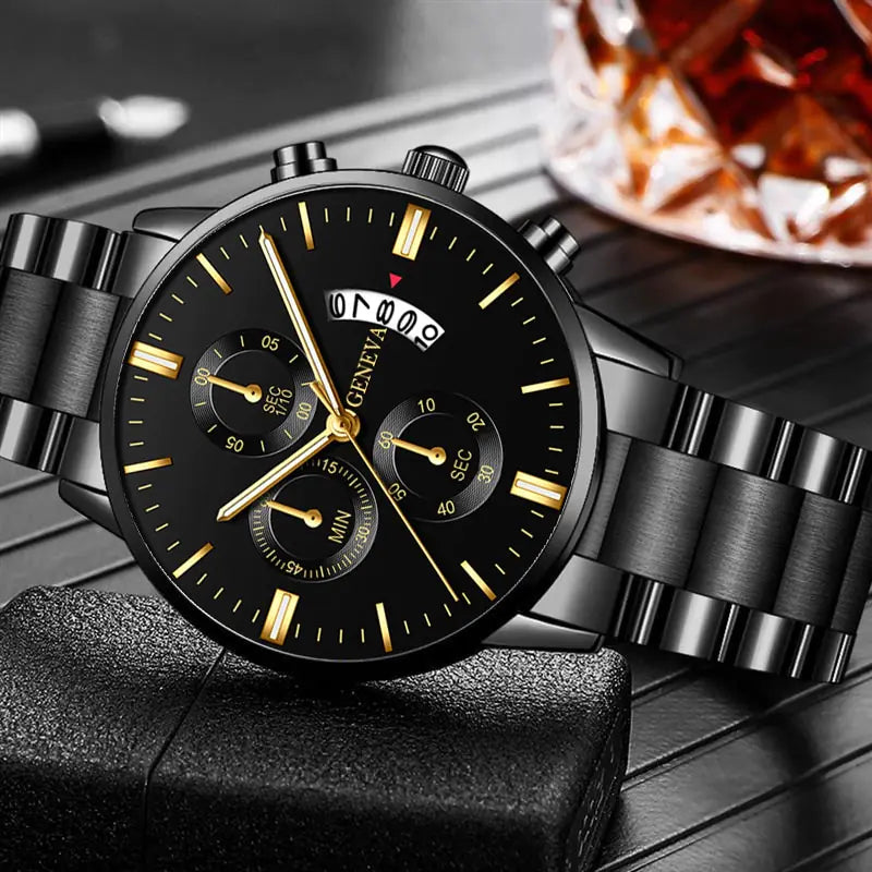 Geneva Men Luxury Watch