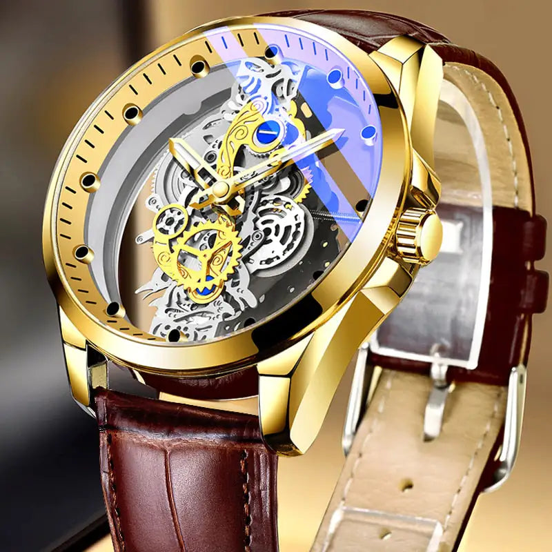 Clear View Skeleton Watch