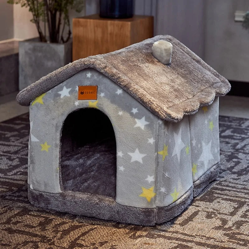 Foldable Winter Dog House Bed Mat For Pets