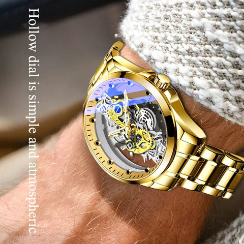 Clear View Skeleton Watch