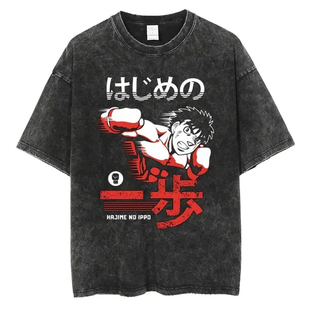 Hajime no Ippo Vintage Anime T Shirt