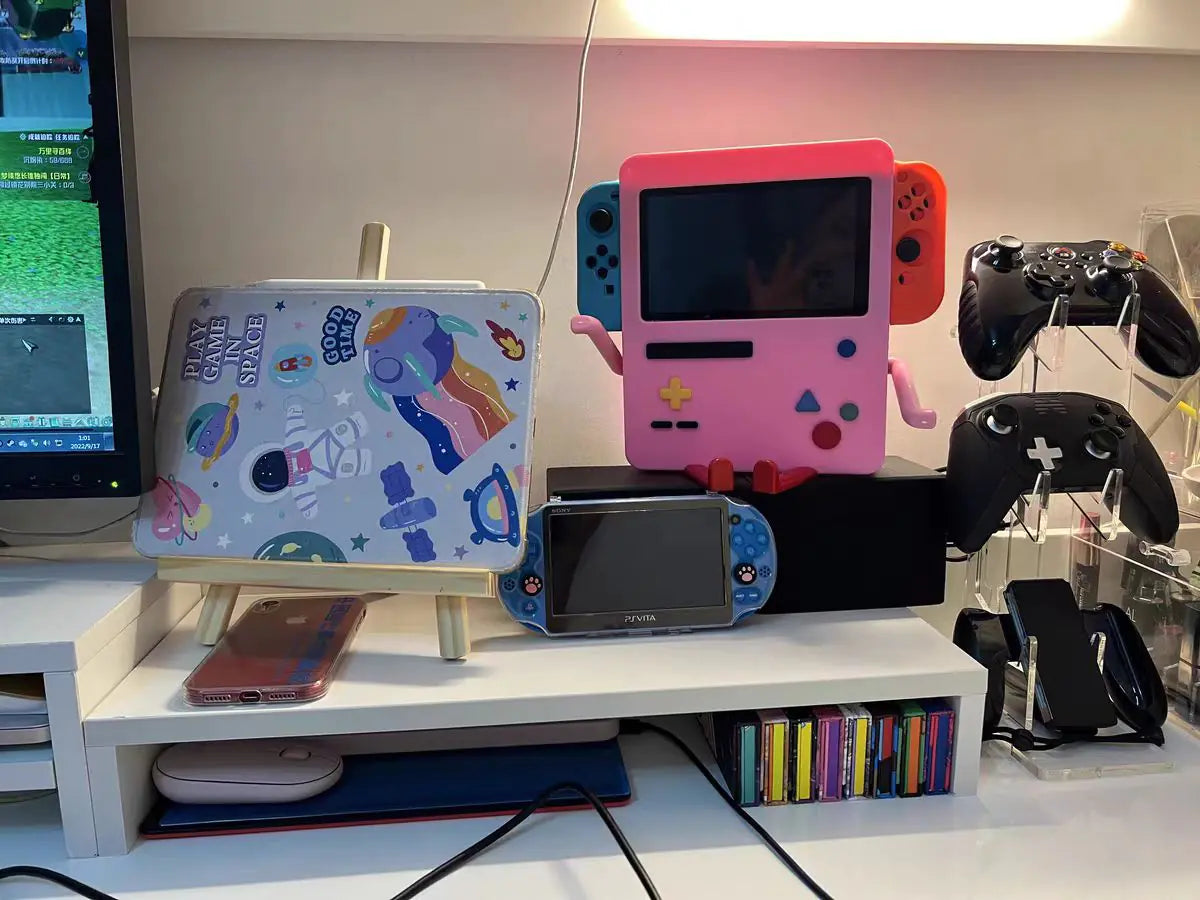 NINTENDO SWITCH BMO STAND Cute Cartoon Multi Color Silicone Game Screen Support