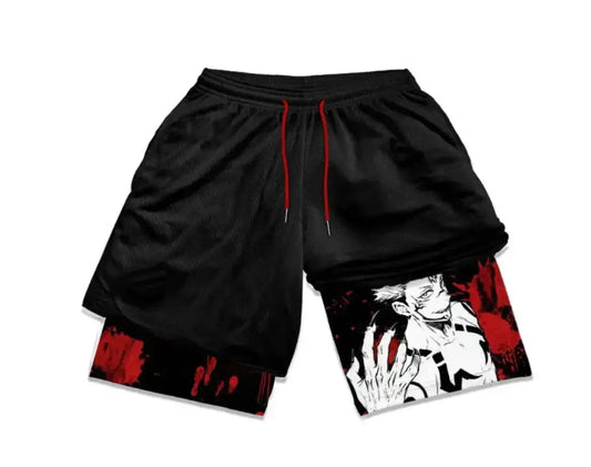 Men's Anime Shorts for Summer Sports