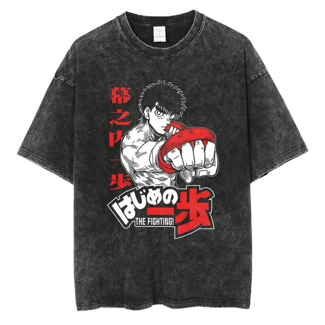 Hajime no Ippo Vintage Anime T Shirt