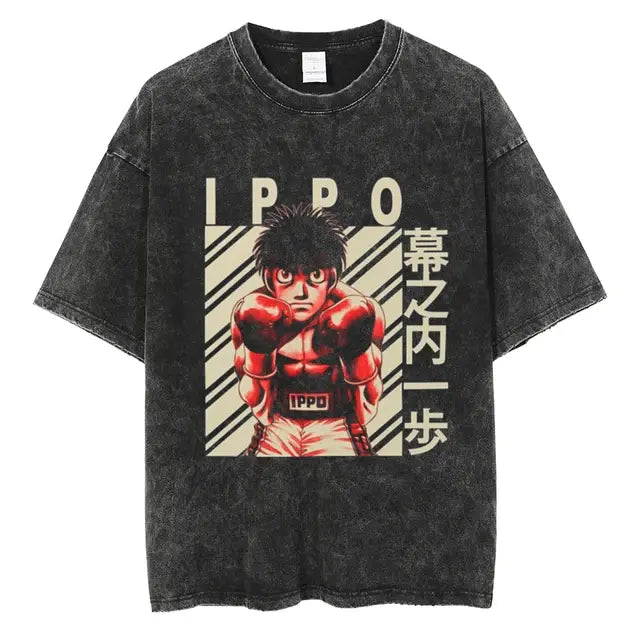 Hajime no Ippo Vintage Anime T Shirt