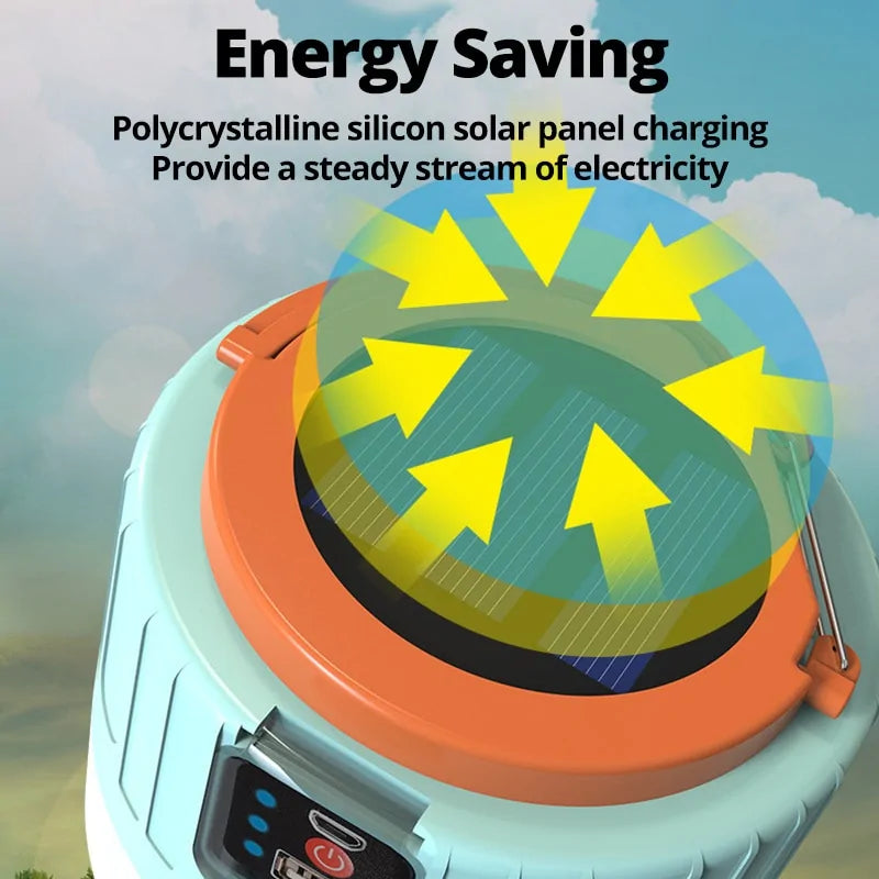 Camping Light with Solar Charging
