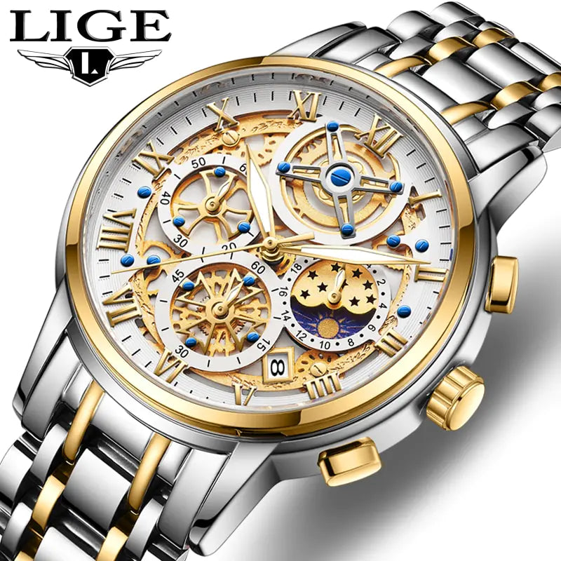 LIGE Luxury Watch