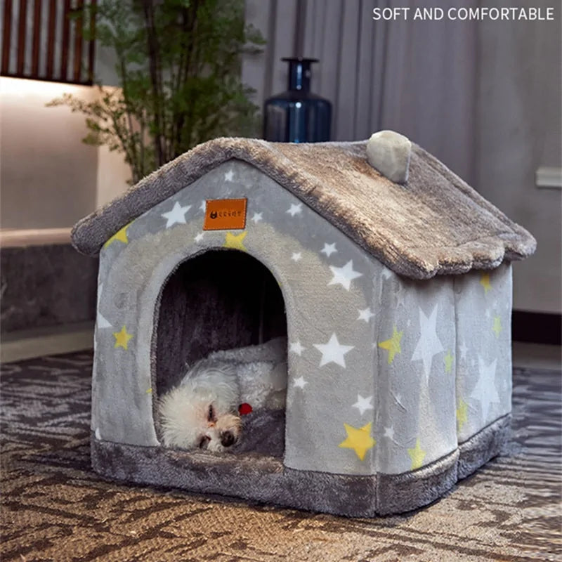 Foldable Winter Dog House Bed Mat For Pets