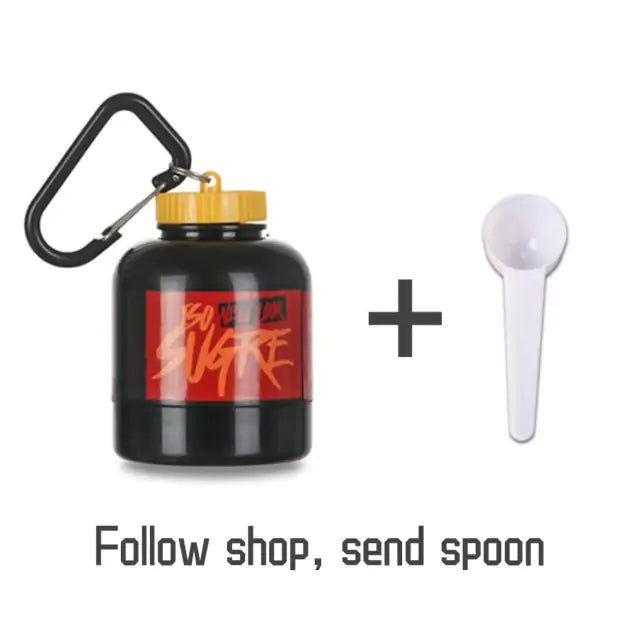Key Chain Protein Powder Bottle