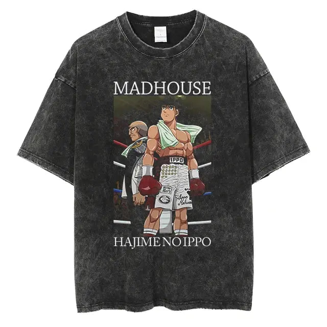 Hajime no Ippo Vintage Anime T Shirt