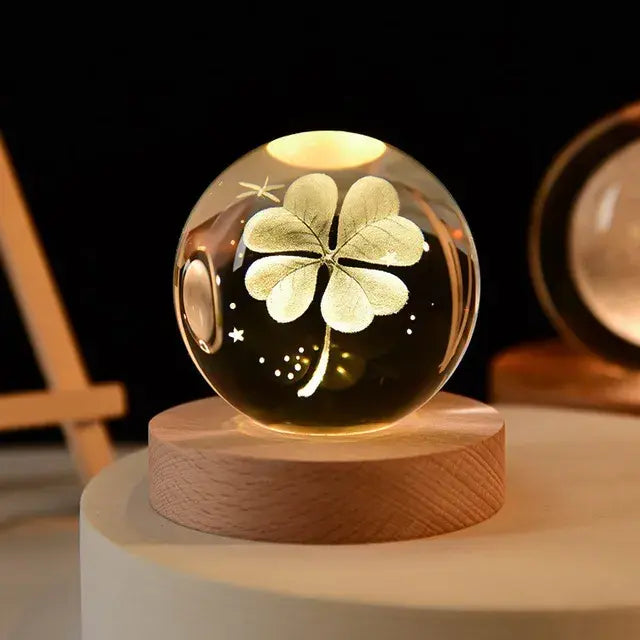 Planetary Galaxy Night Light Crystal Ball