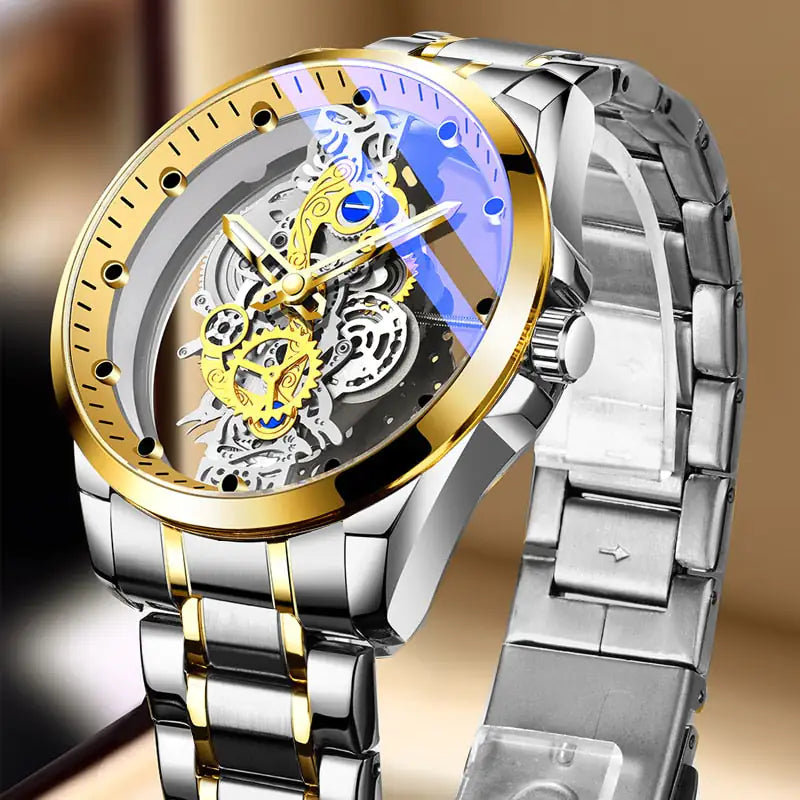 Clear View Skeleton Watch