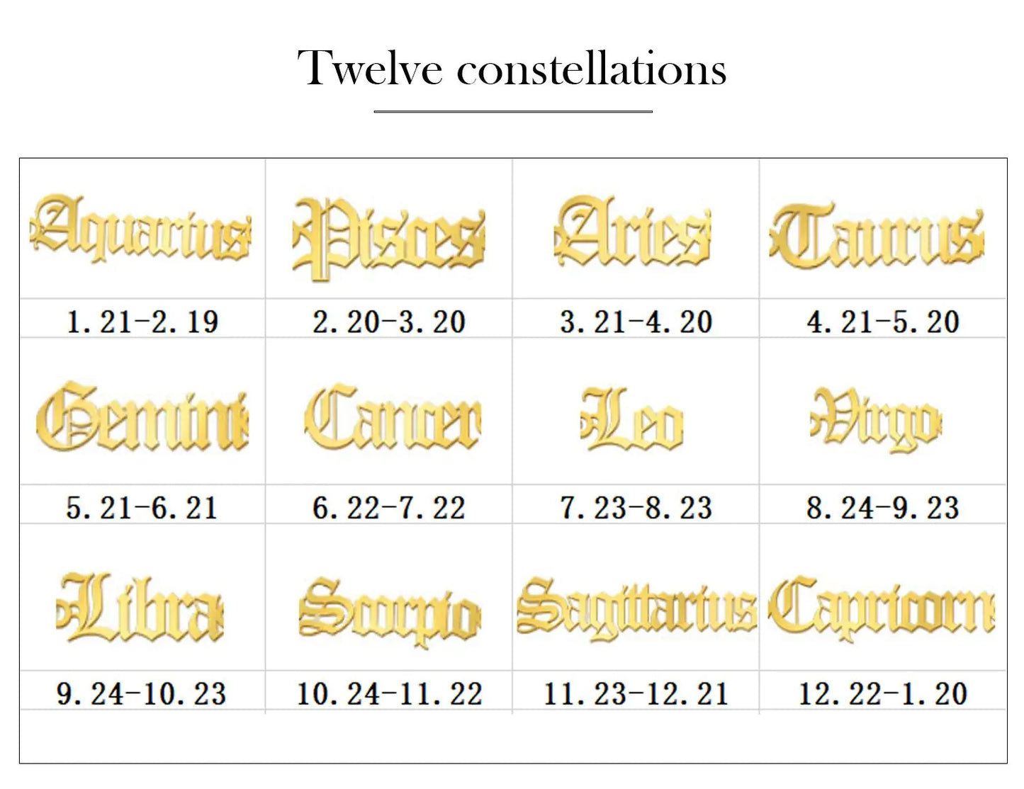 Constellations  Bracelets
