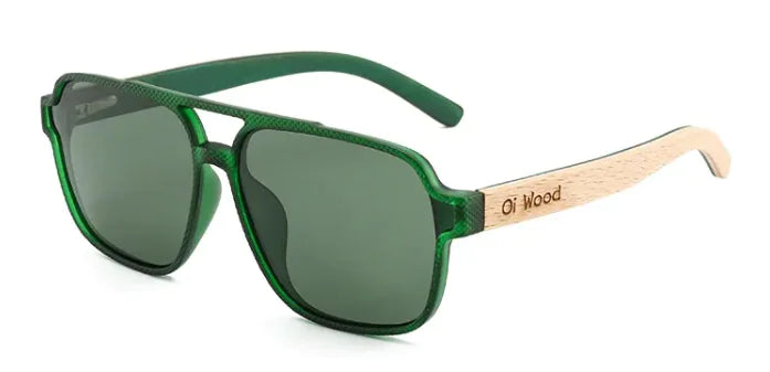 Vintage Wooden Polarized Sunglasses