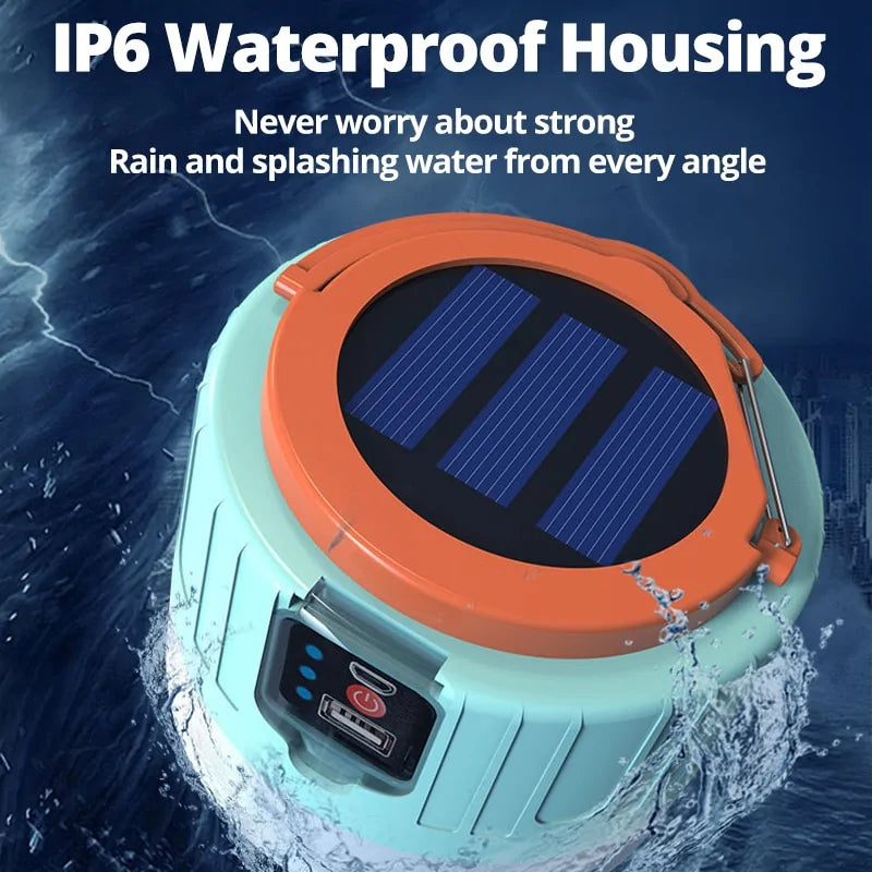 Camping Light with Solar Charging