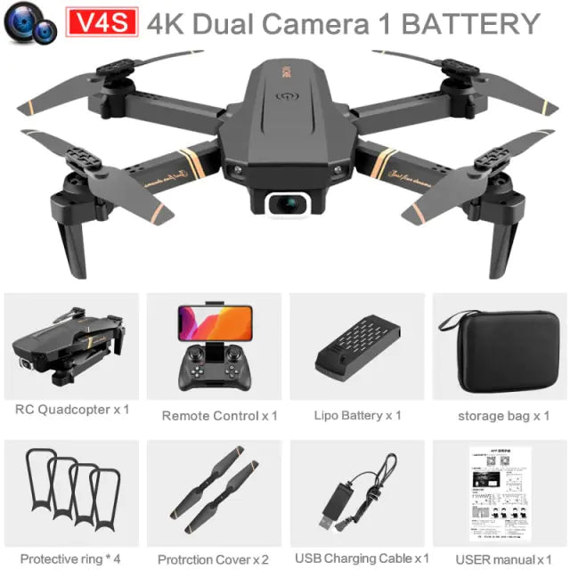 V4 RC Quadcopter With 4K Camera