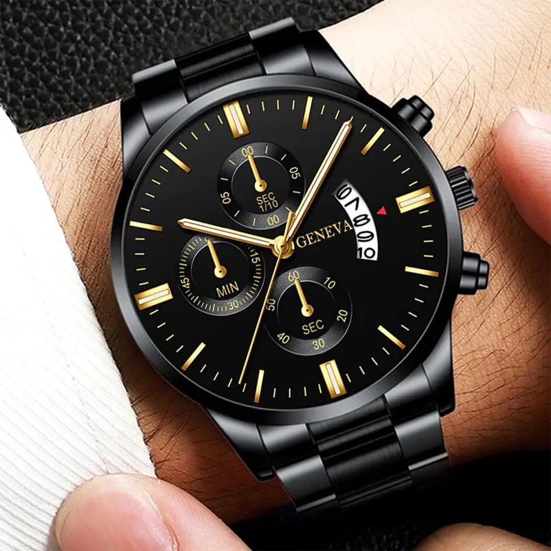 Geneva Men Luxury Watch