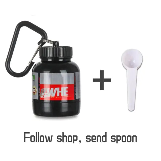 Key Chain Protein Powder Bottle