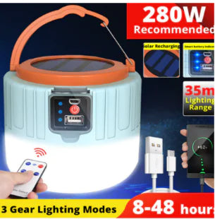 Camping Light with Solar Charging