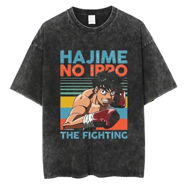 Hajime no Ippo Vintage Anime T Shirt